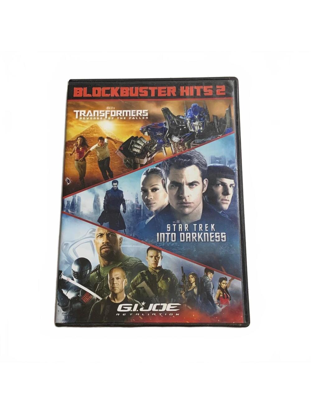 Blockbuster Hits 2 DVD 3-Movie Collection Transformers Star Trek G.I. Joe